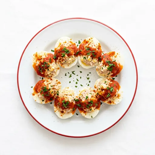 Huevos Rellenos de Atún