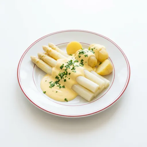 Spargel mit Hollandaise