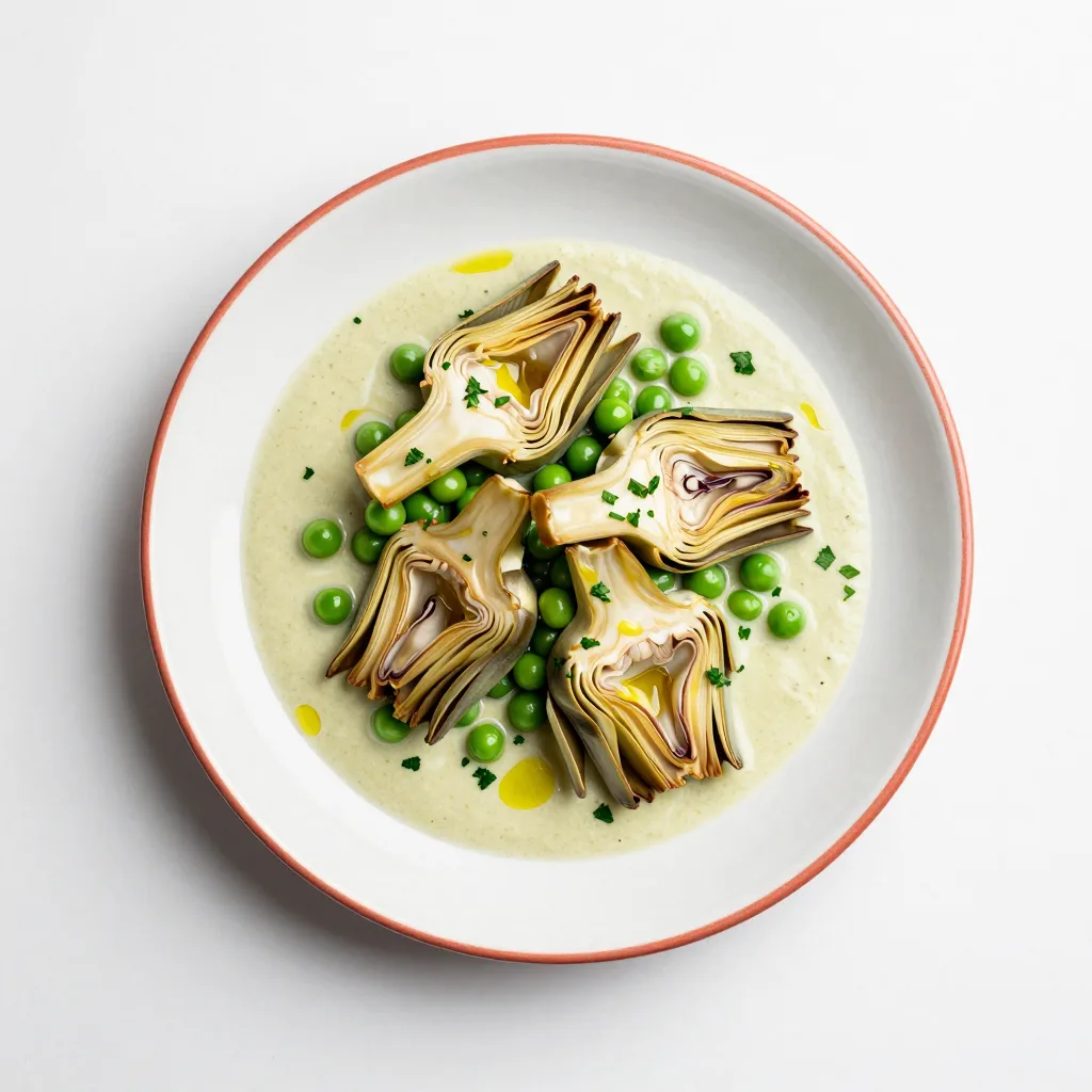 Alcachofas con Guisantes