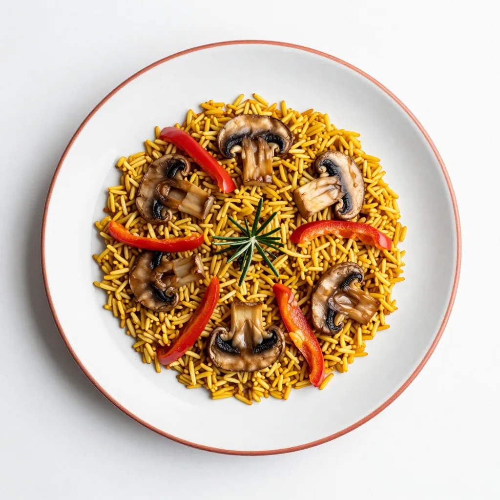Arroz con Verduras y Setas