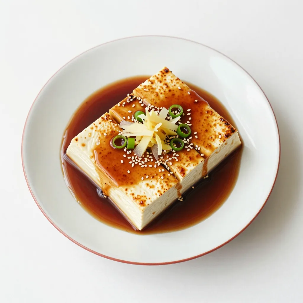 生姜酱油厚炸豆腐