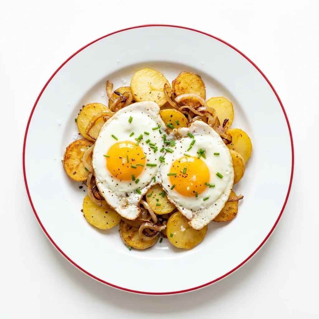 Bratkartoffeln mit Spiegelei