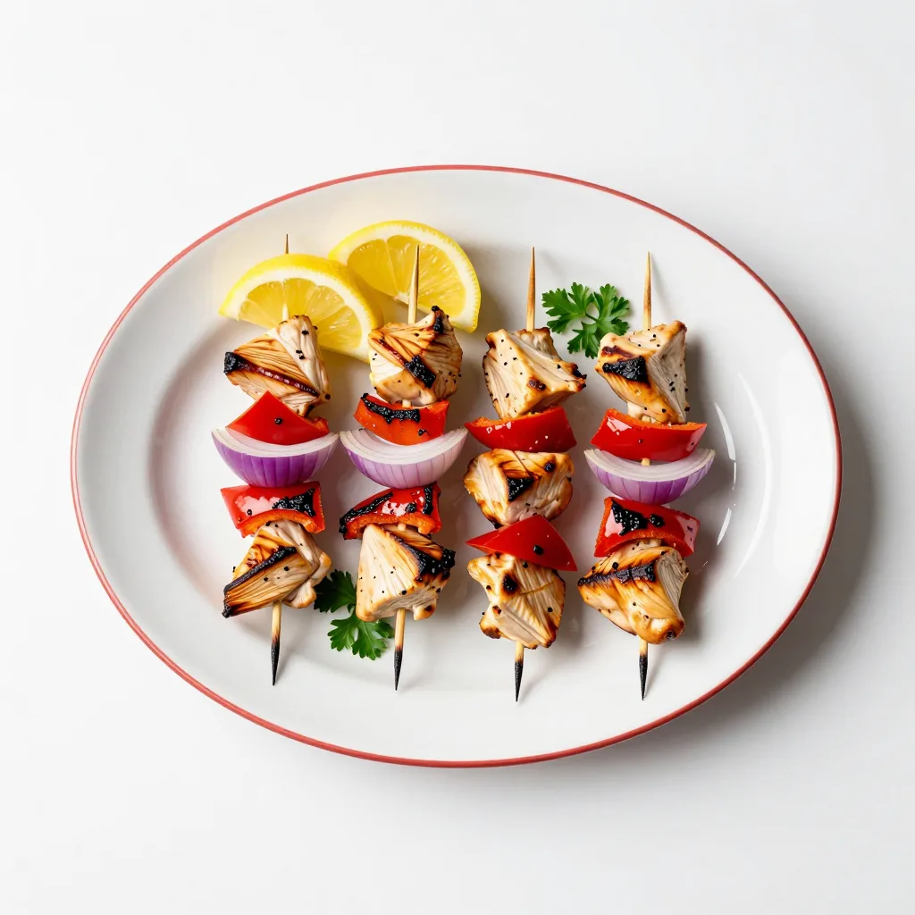 Brochetas de Pollo al Limón