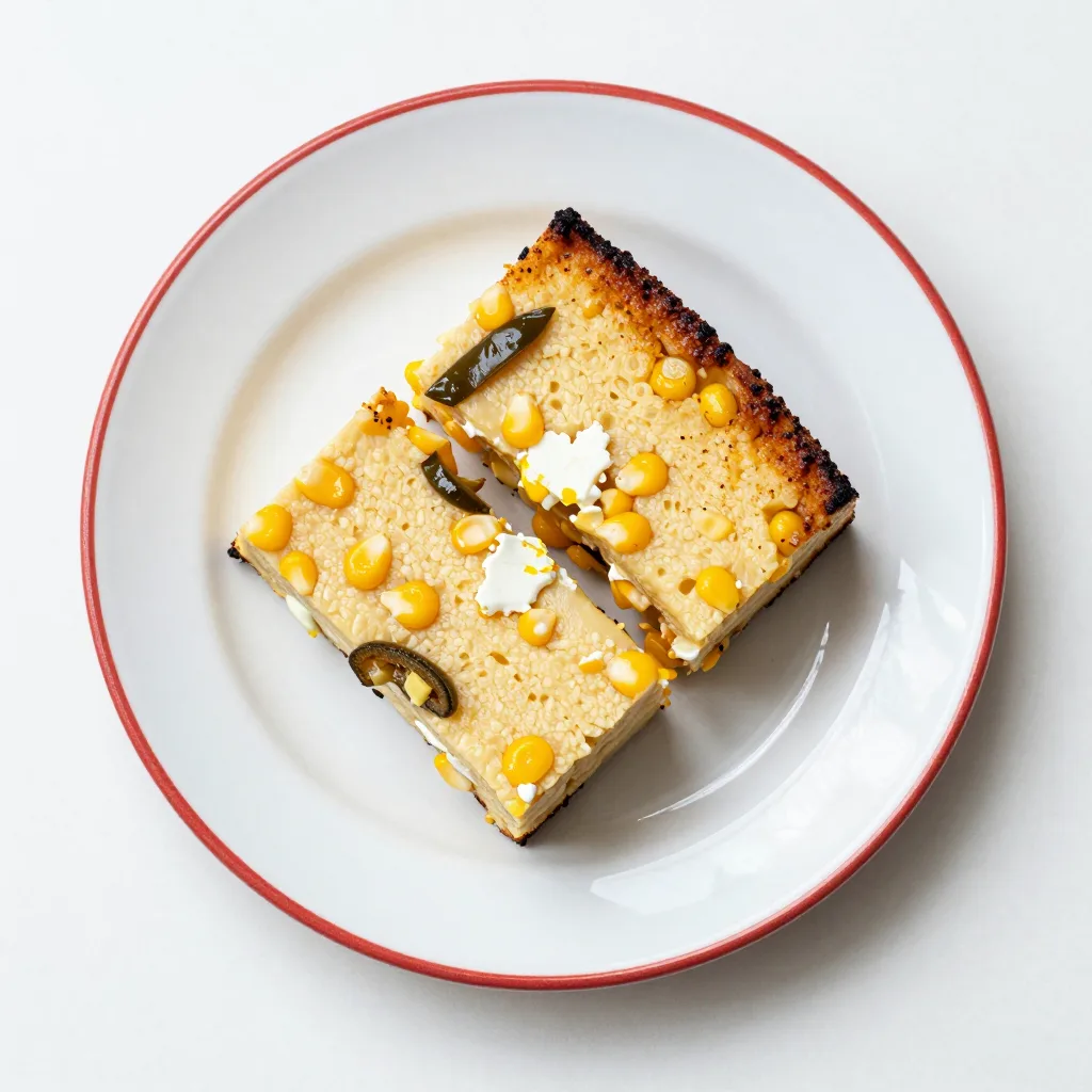 Budín de Elote Salado