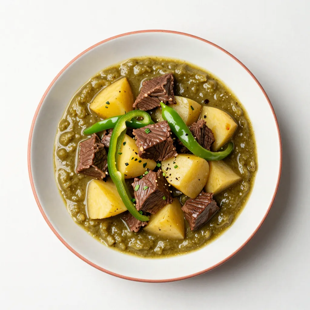 Carne con Chile Verde