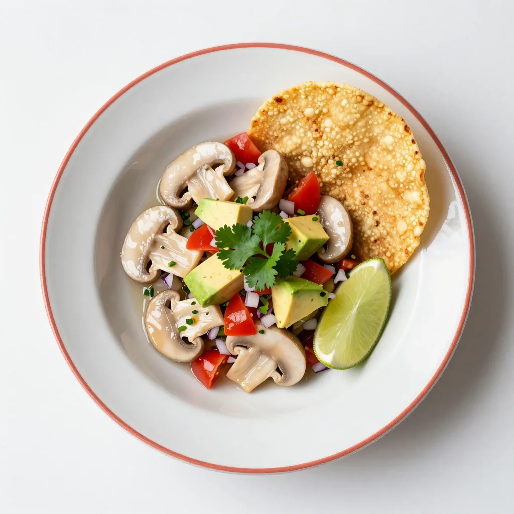 Ceviche de Champiñones