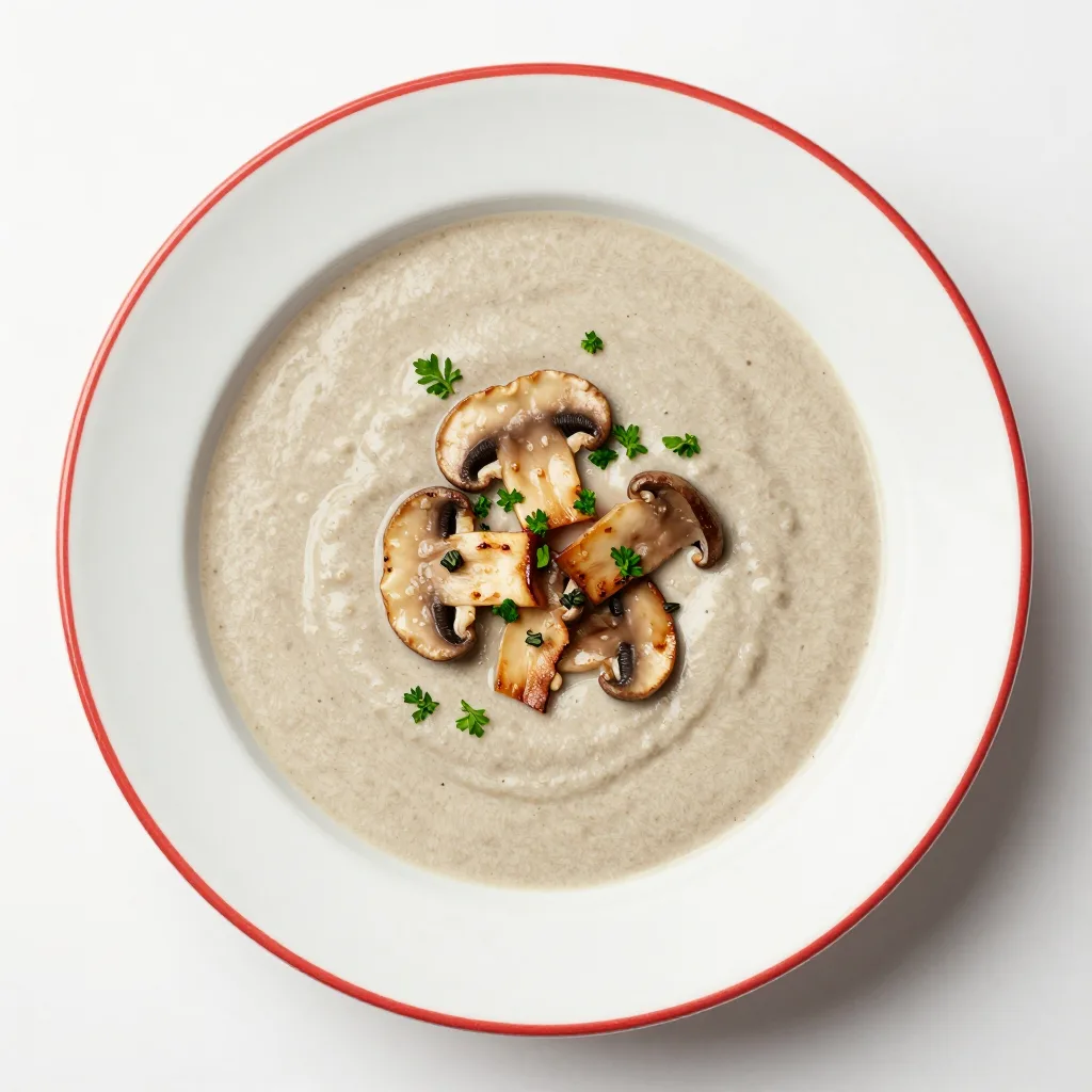 شوربة الفطر الكريمية