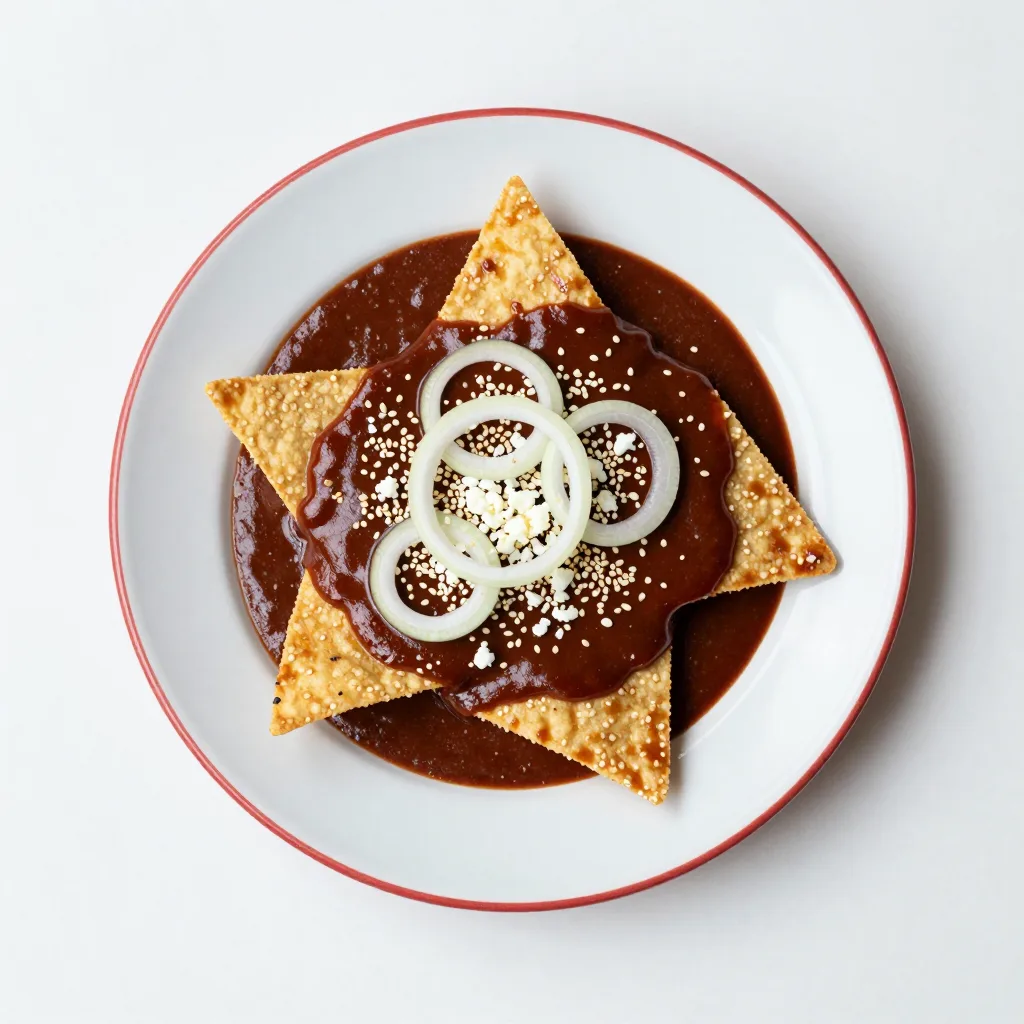 Chilaquiles en Mole