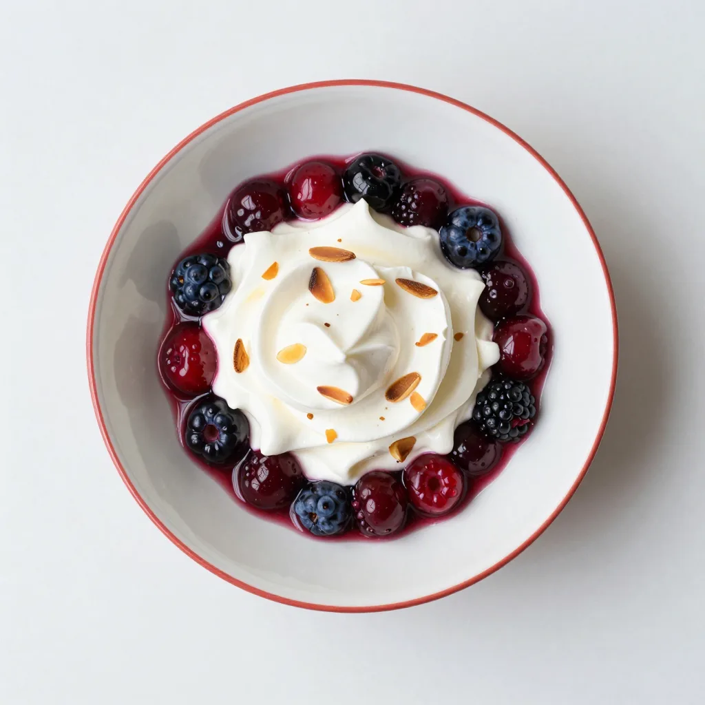 Crème Chantilly aux Fruits Rouges
