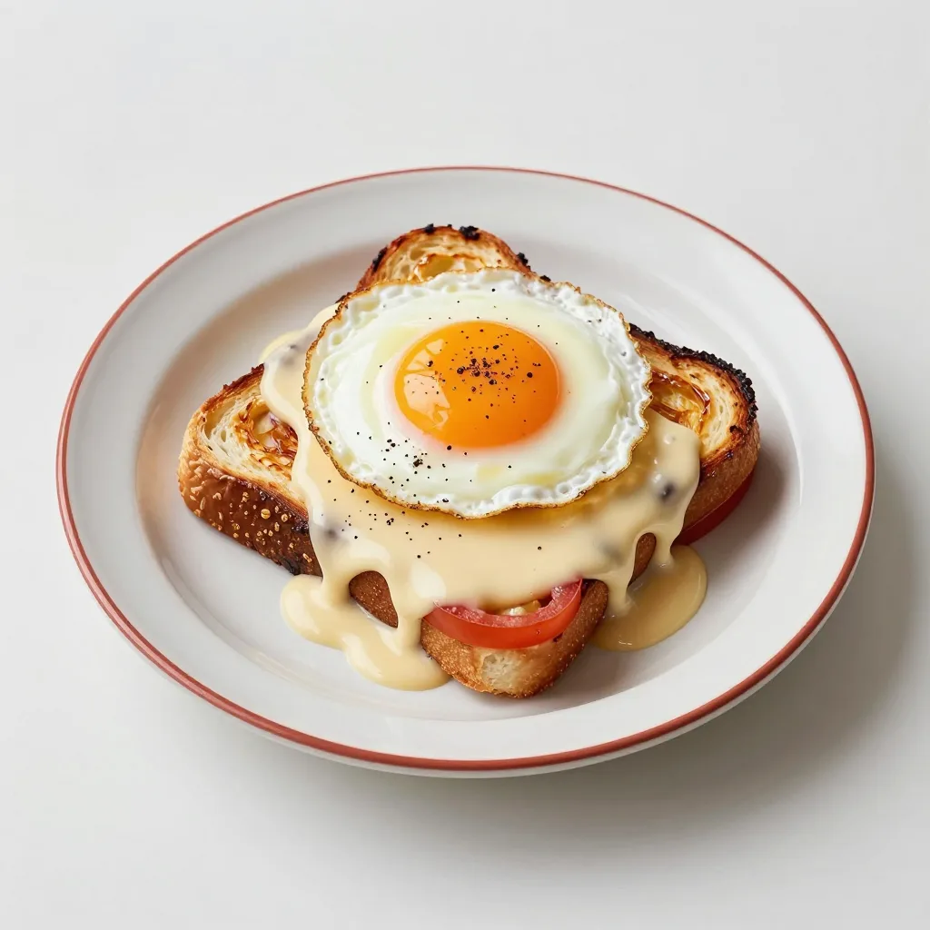 Croque-Madame Végétarien