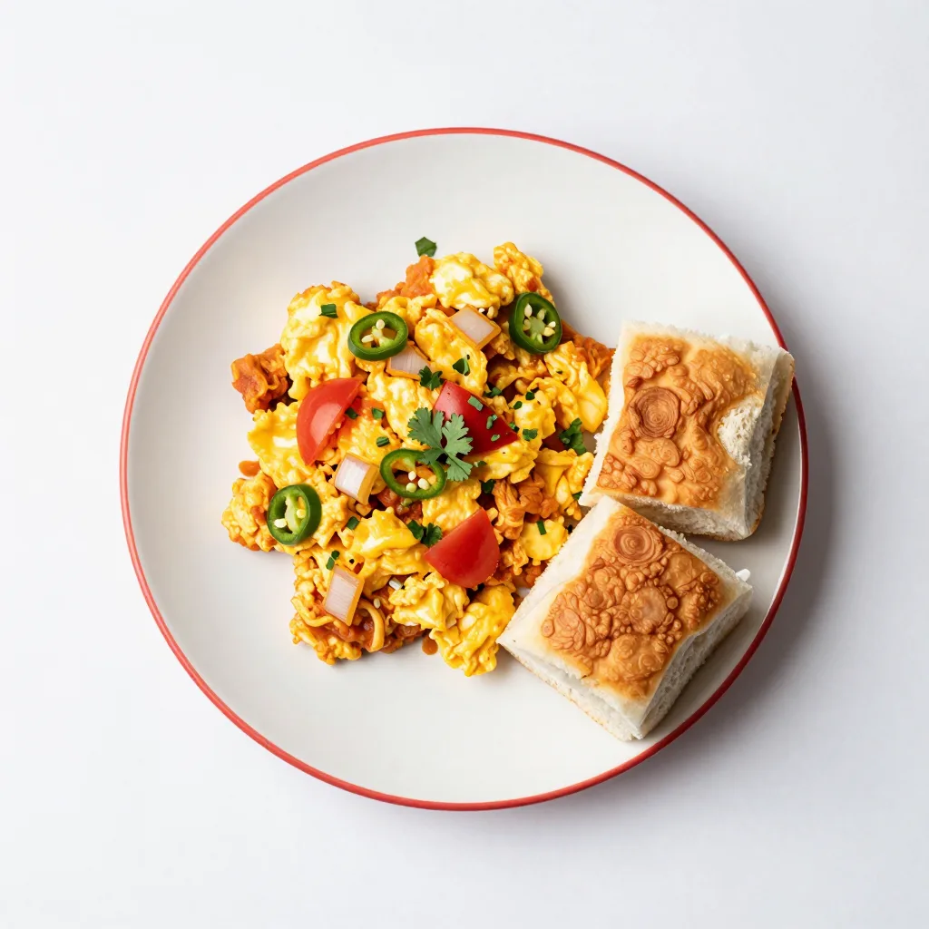 Egg Bhurji Pav