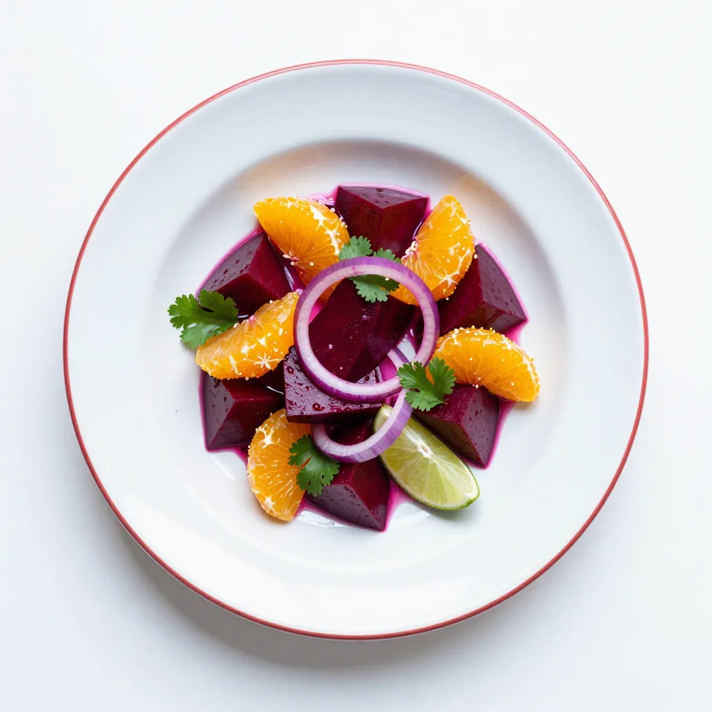 Ensalada de Betabel con Naranja