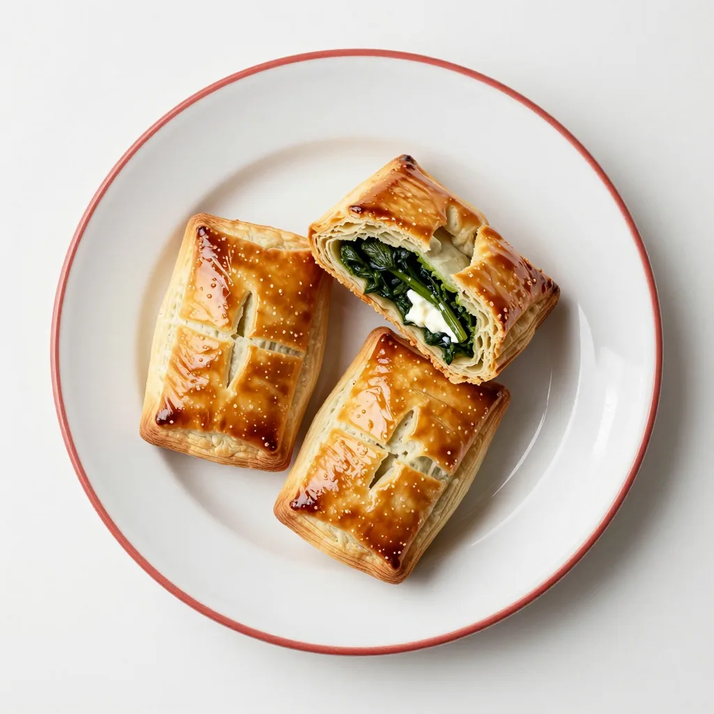 Feuilleté aux Épinards