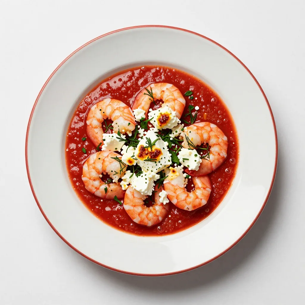Garides me Feta
