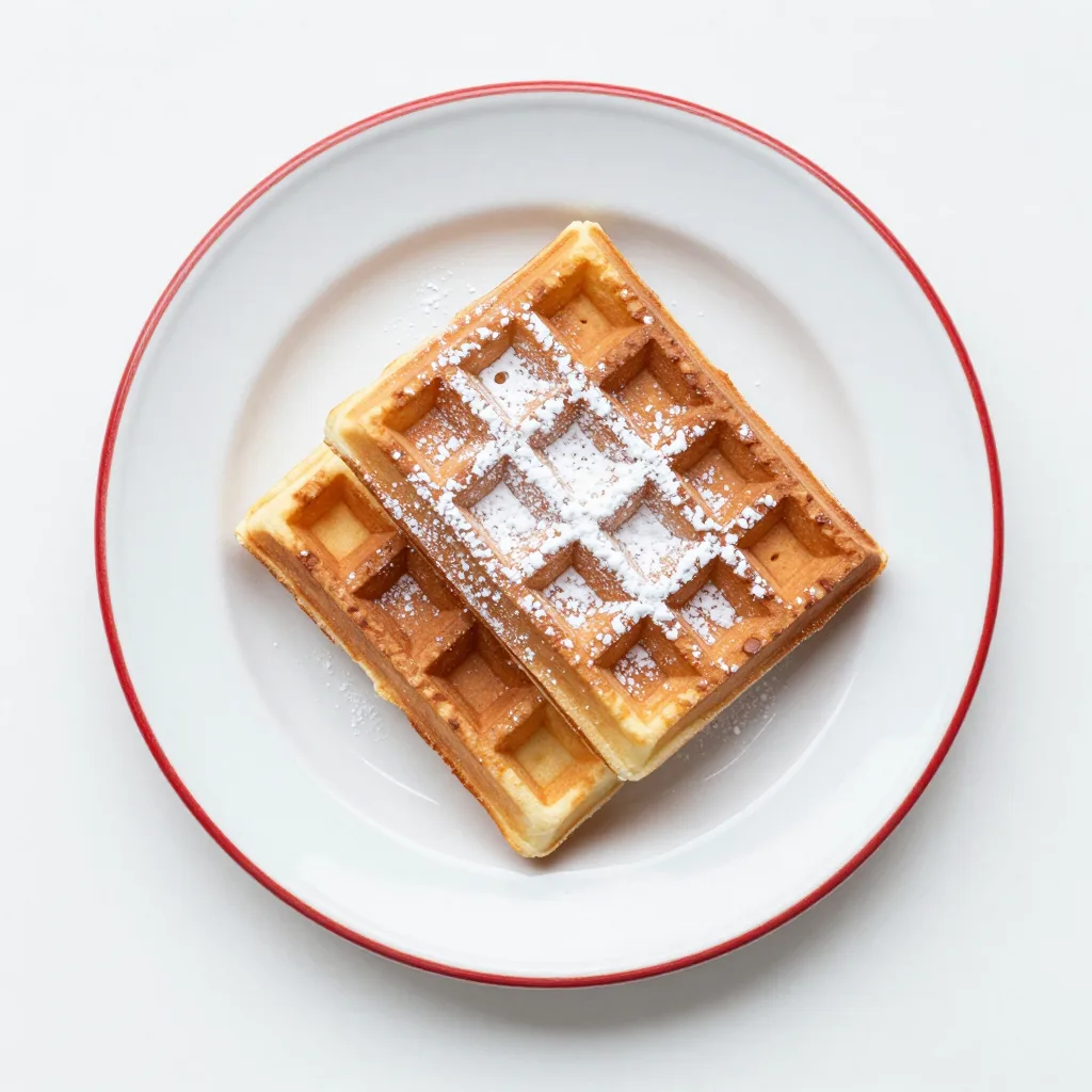 Pudra Şekerli Waffle