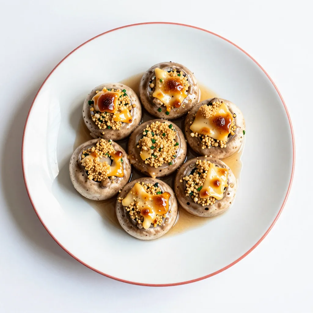Oven-Baked Stuffed Mushrooms