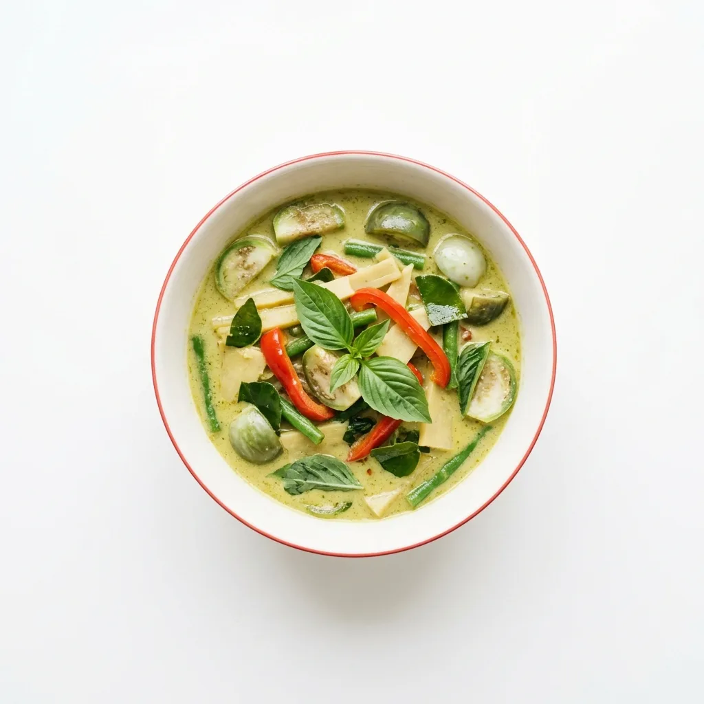 Grünes Gemüse-Curry