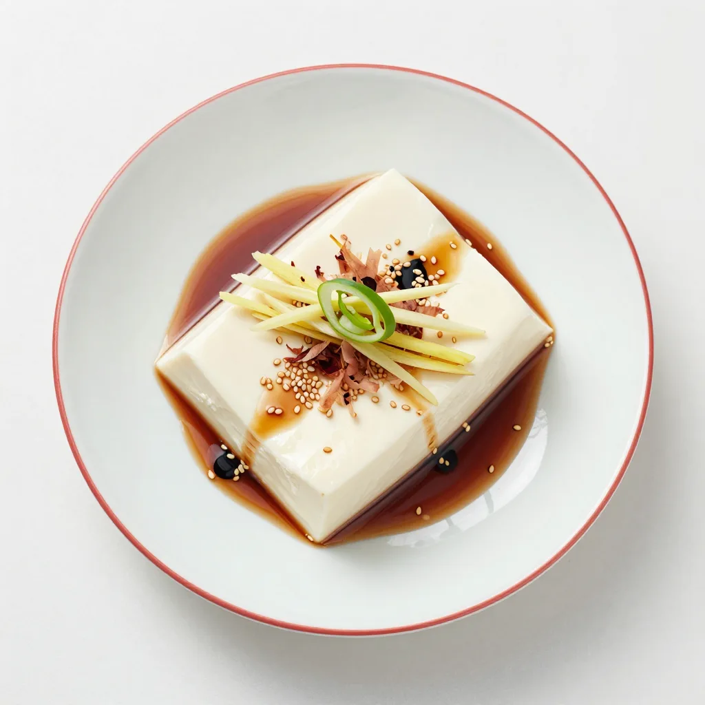 Hiyayakko (kalter Tofu)