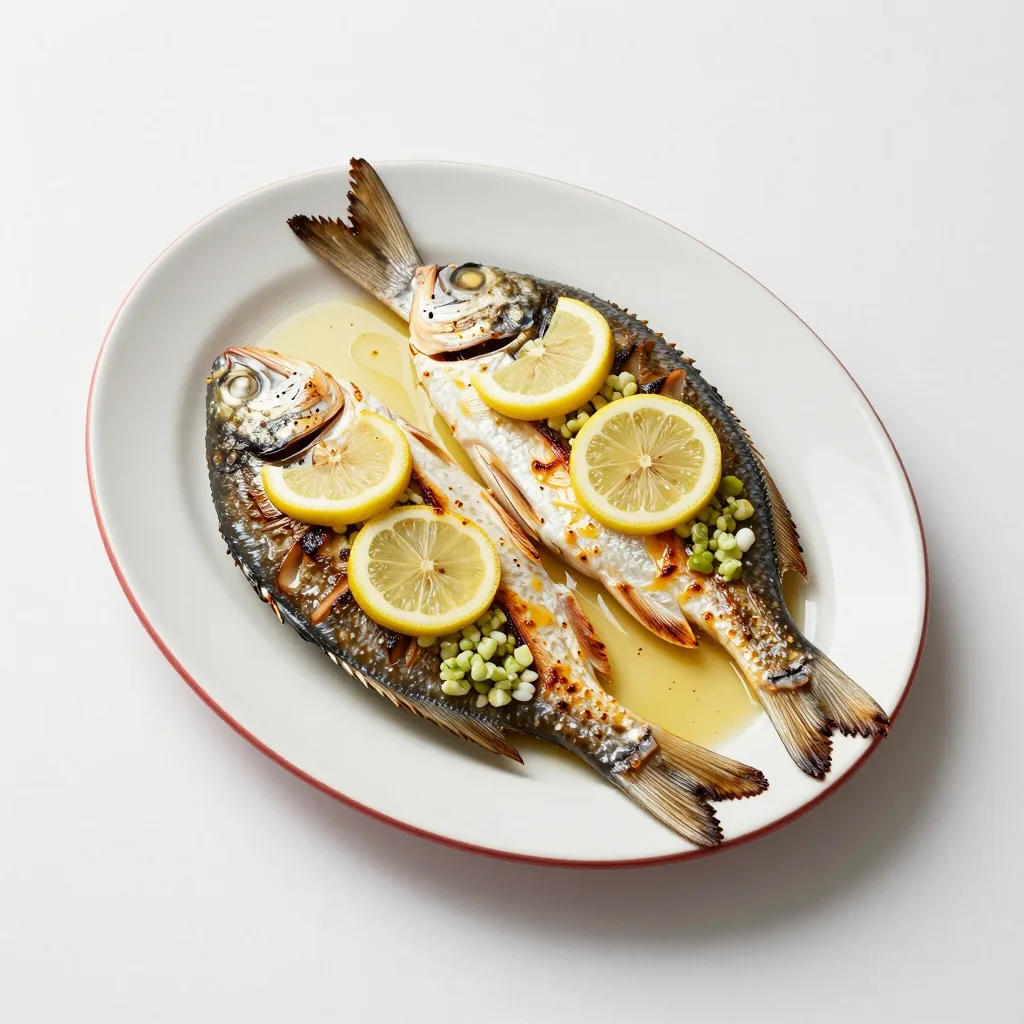 Pescado Relleno con Kefta