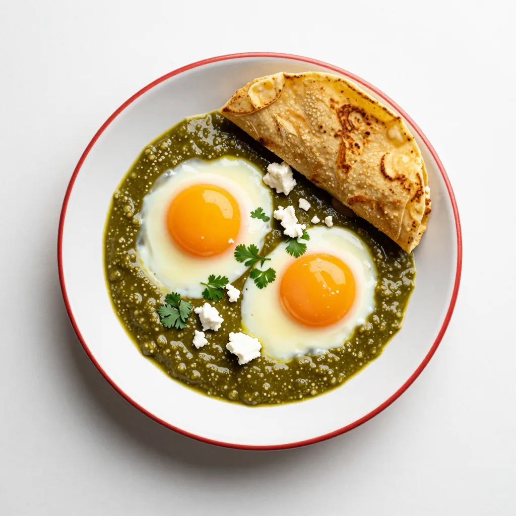 Huevos en Salsa Verde