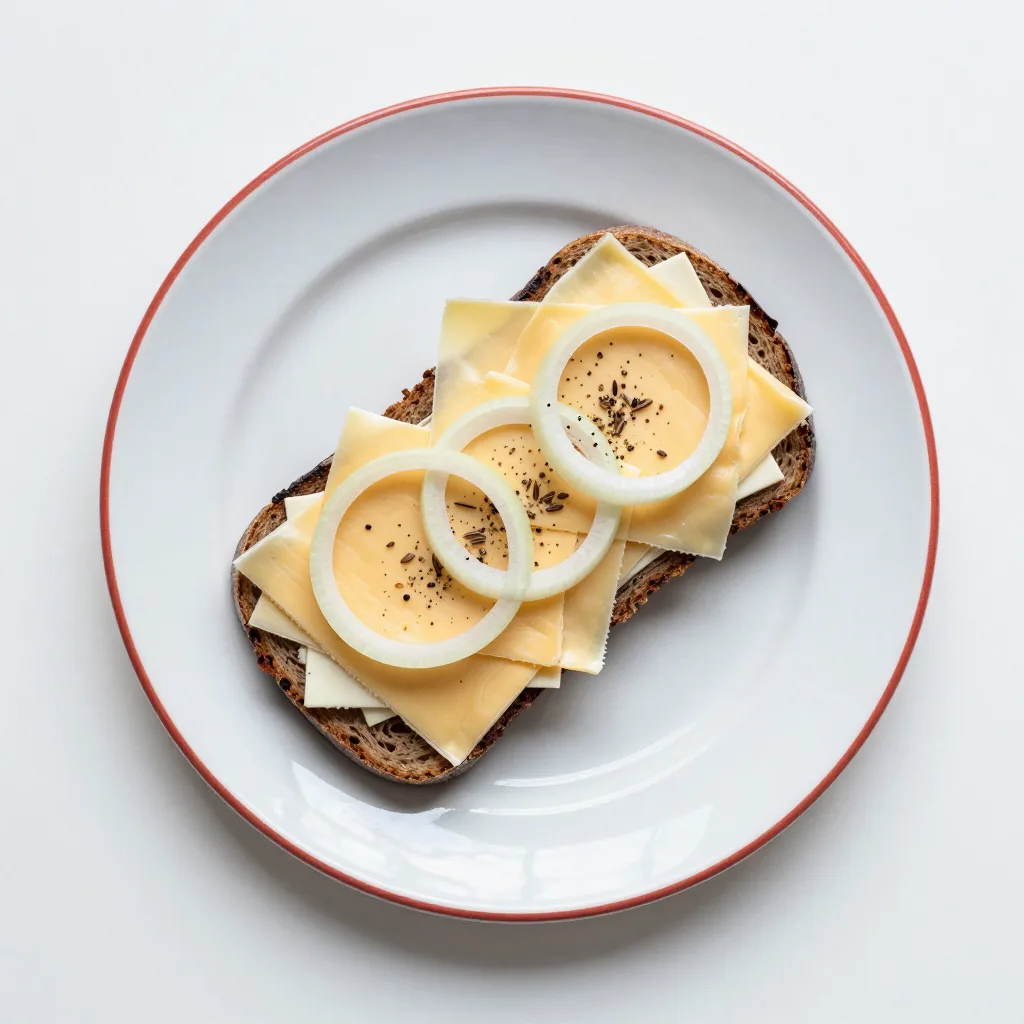 Käsebrot mit Kümmel