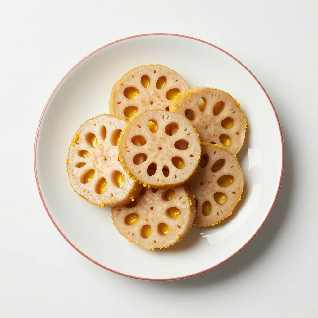 Karashi Renkon (lotus à la moutarde)