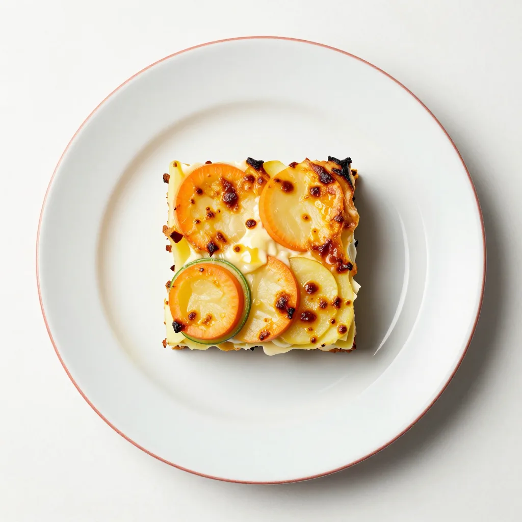 Kartoffelauflauf mit Gemüse