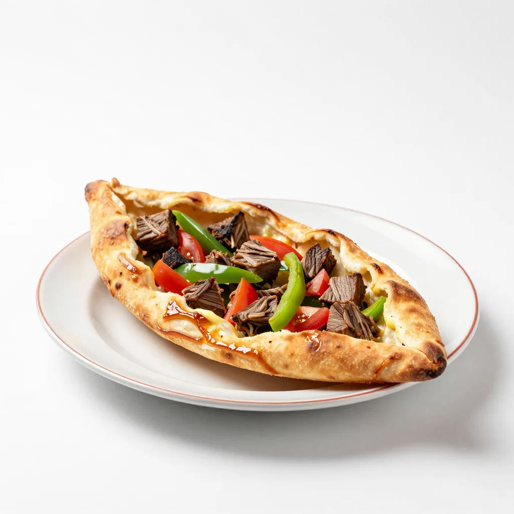 Pide de Cordero en Dados (Kuşbaşılı Pide)