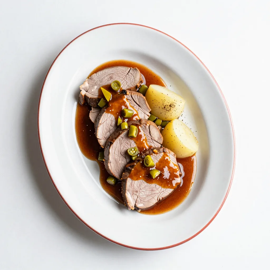 Langue de Bœuf Sauce Piquante