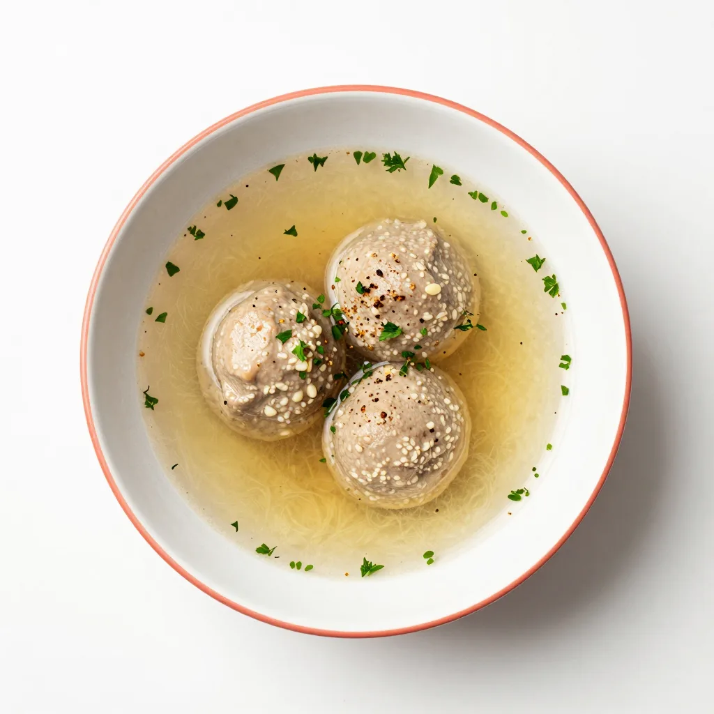 شوربة كرات الكبد