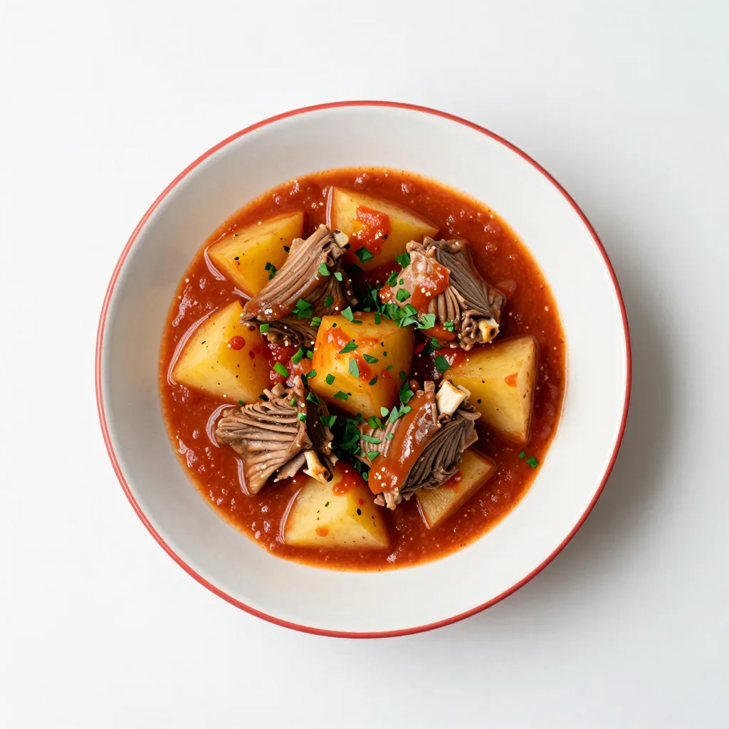 土豆羊肉炖菜