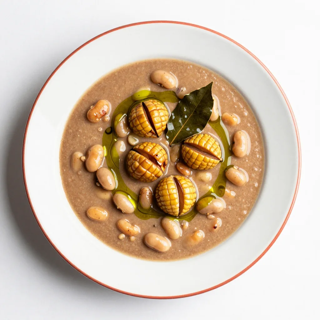 Minestra di Fagioli e Castagne Friulana