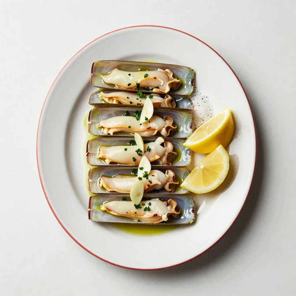 Grilled Razor Clams
