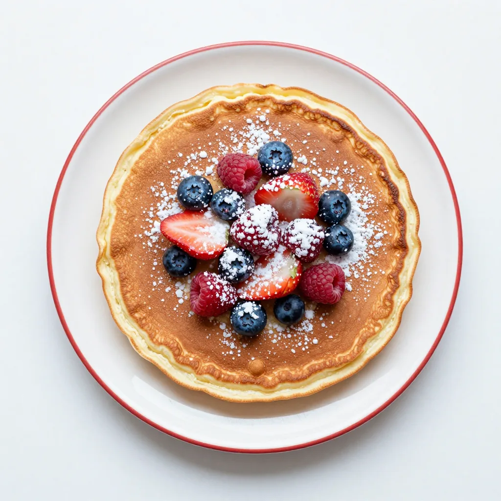 Pancake al forno con frutti di bosco