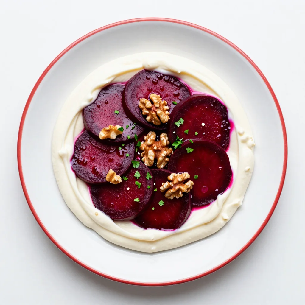 Beet Salad with Skordalia
