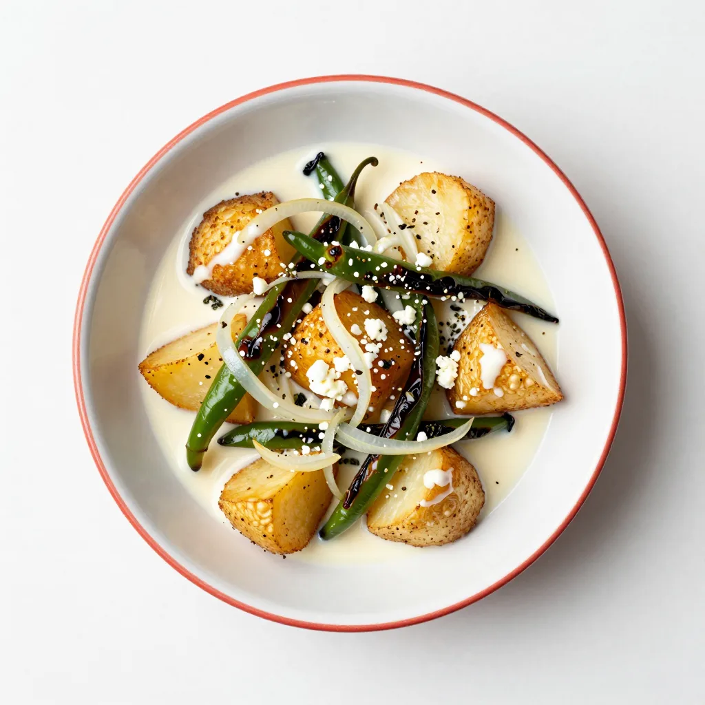 Papas con Rajas
