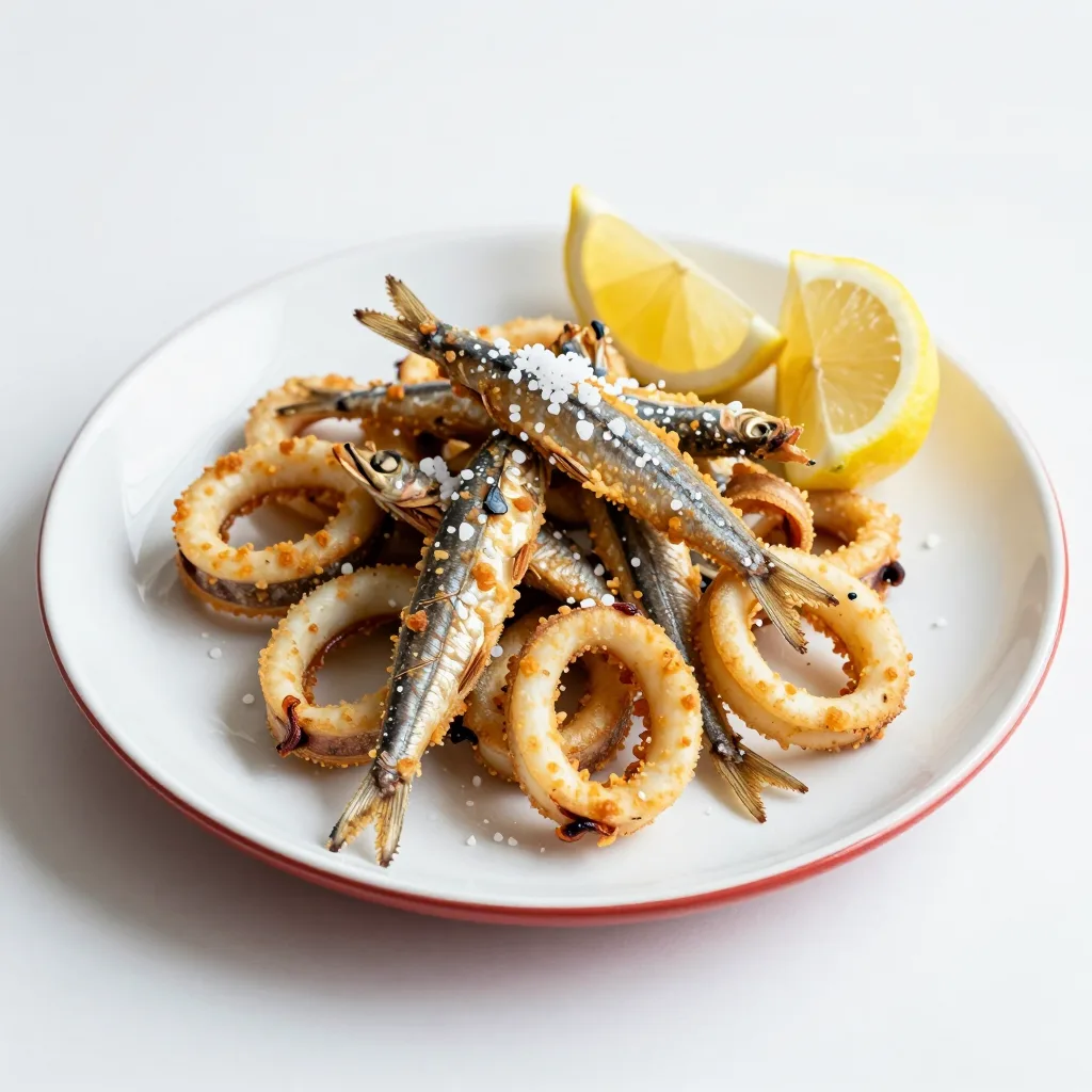 Pescaíto Frito (Endülüs Usulü Karışık Kızartma)