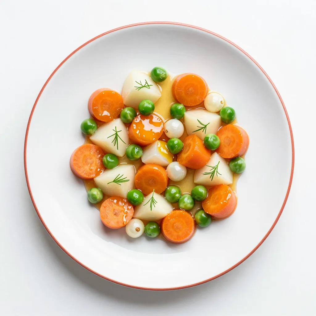 Petits Légumes Glacés à la Française