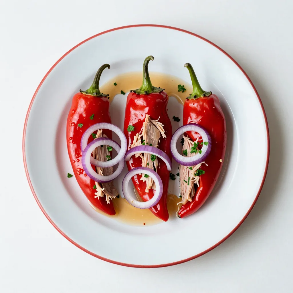Peperoni Piquillo con Ventresca di Tonno