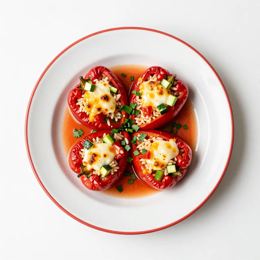 Pimientos Rellenos de Verduras