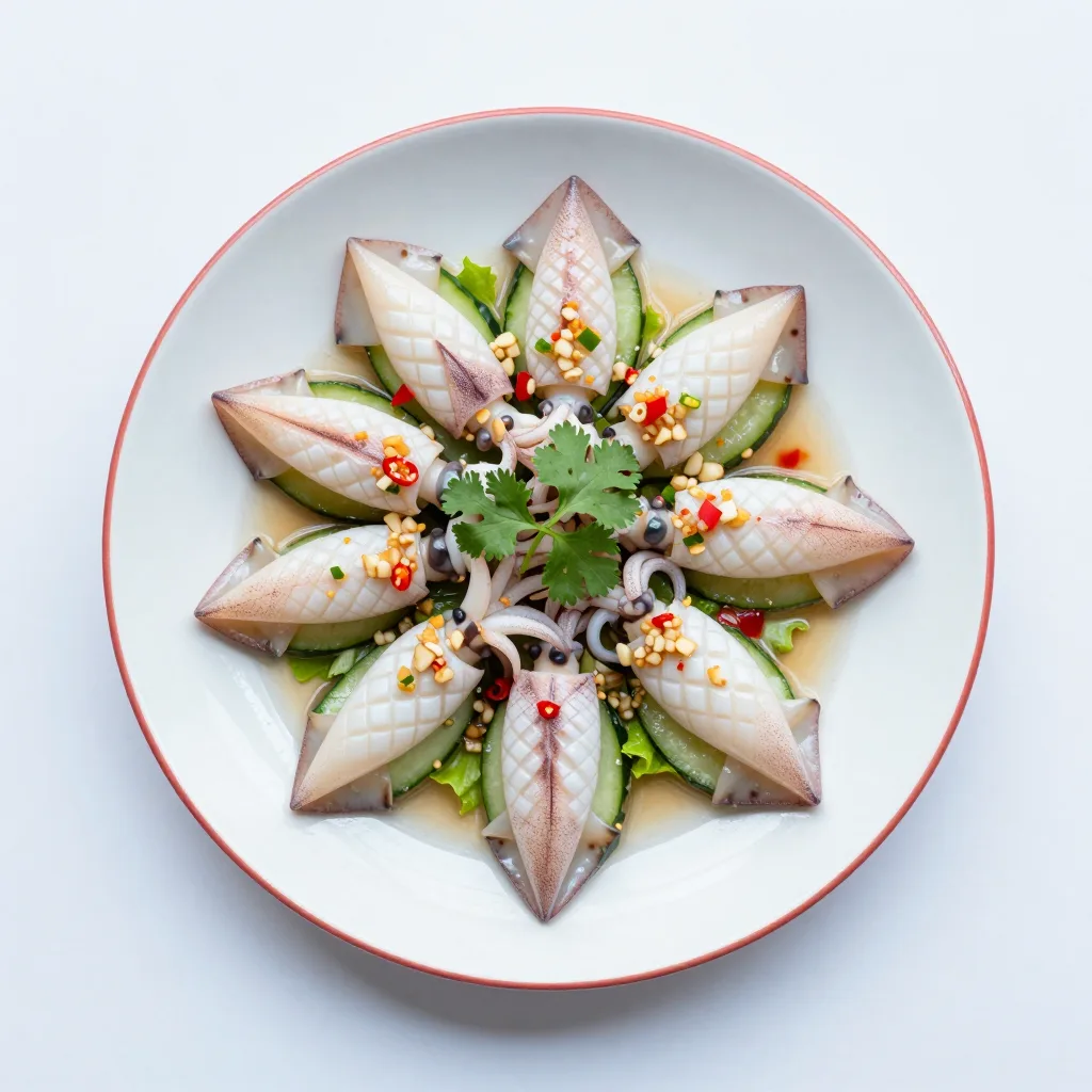 Pla Muek Neung Manao