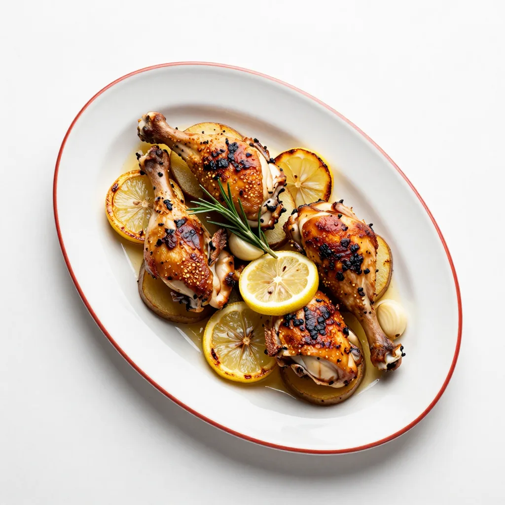 Pollo al Horno con Limón