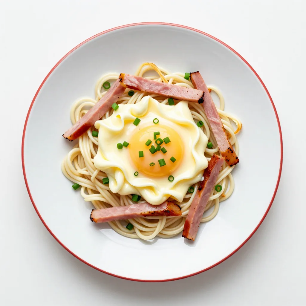 Pasta con Prosciutto di Tacchino e Uova