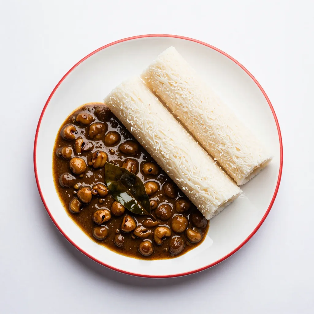 Puttu con Kadala Curry