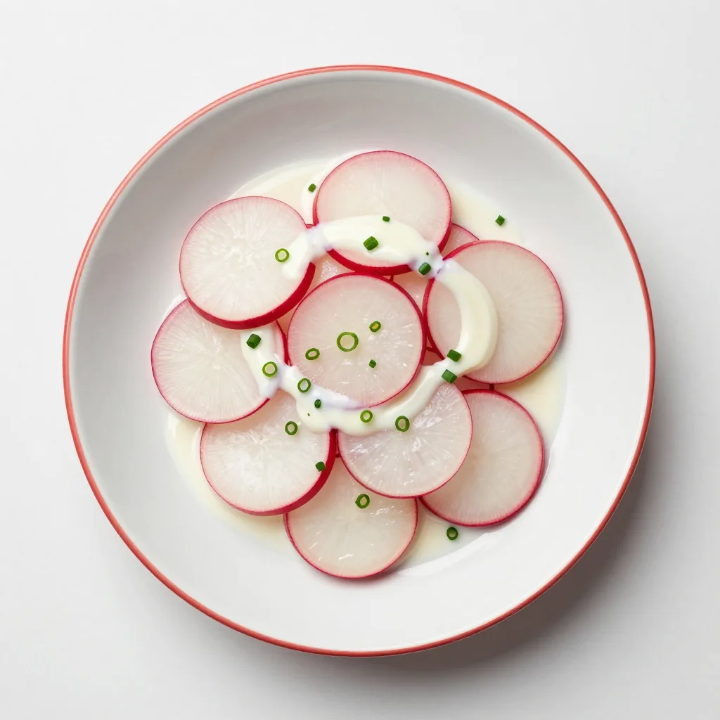 Insalata di ravanelli con erba cipollina