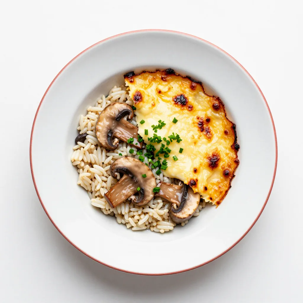Riz aux Champignons et Comté