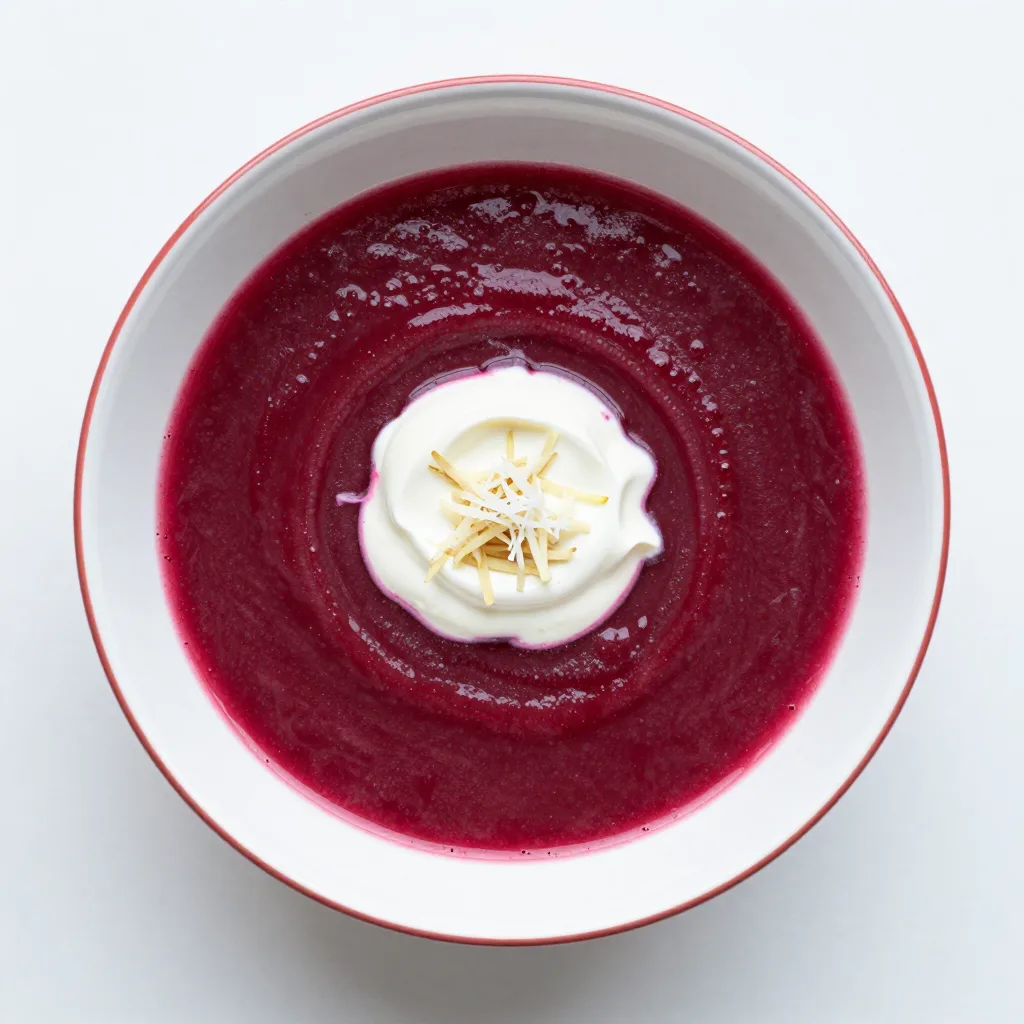 Zuppa di barbabietola rossa