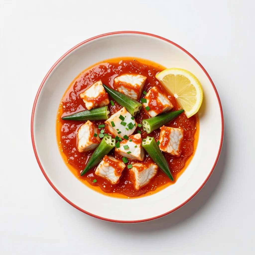 Samak bi Bamia