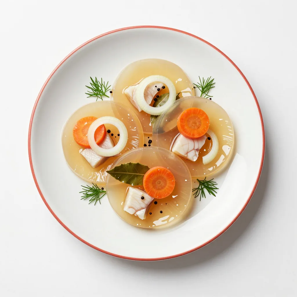 Pesce in gelatina agrodolce