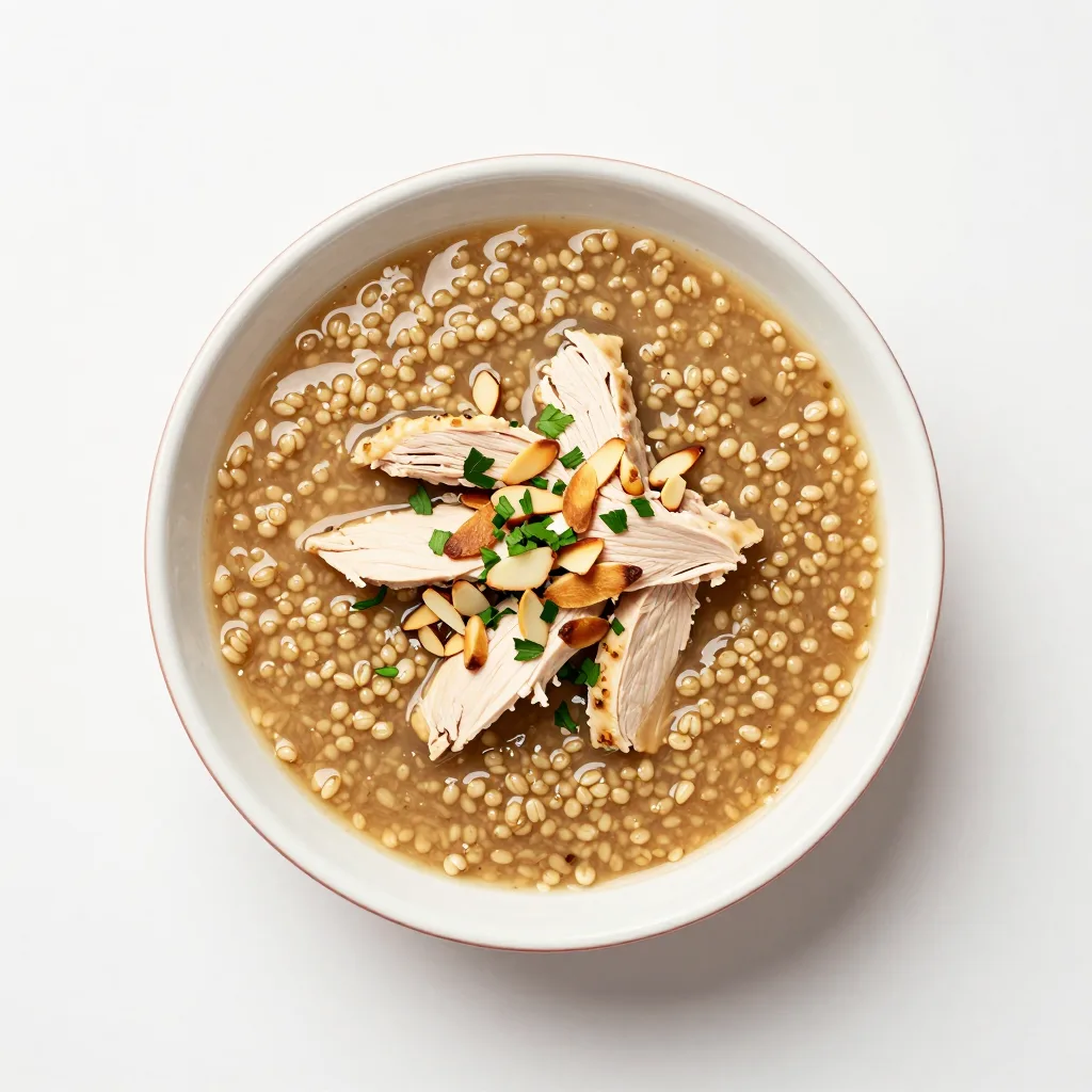 弗里卡青麦鸡汤